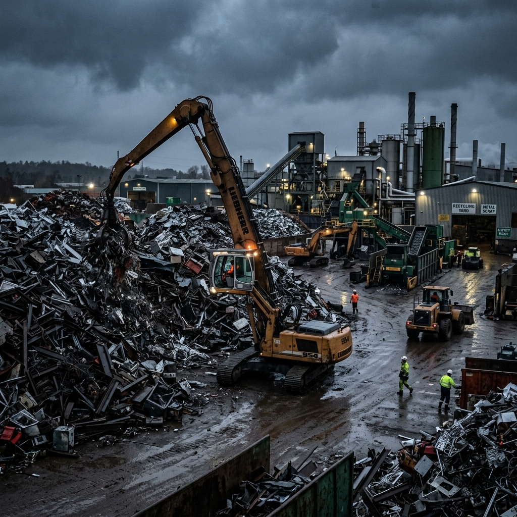 Industrial scrap recycling
